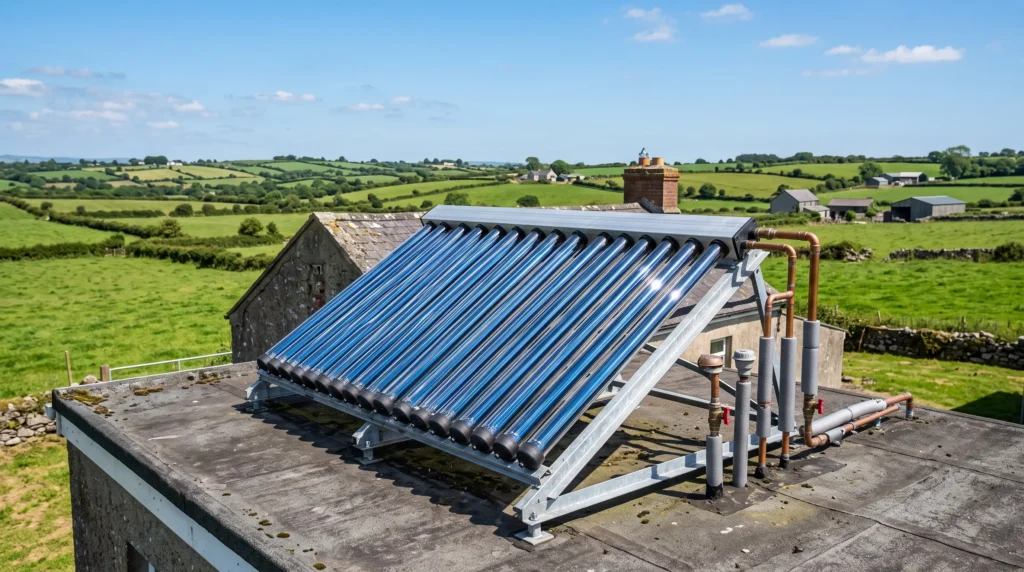 Solar Water Heating Cost in Ireland: Panels, Systems and Grants 1 solar six clean