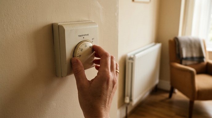 What Is the Average Electricity Bill in Ireland in 2026? 2 Domestic smart meter on a hallway wall displaying electricity usage figures